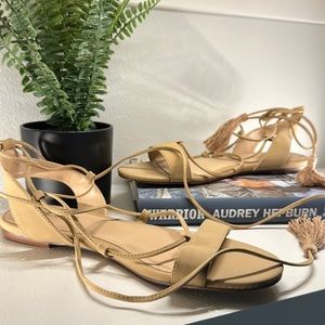 Aldo Ankle Wrap Sandals- Size 8.5